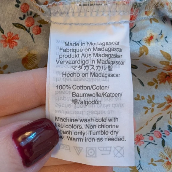 J. Crew Meechantile Women's Floral Button Down Shirt - Multicolor Size X Small - Picture 4 of 6